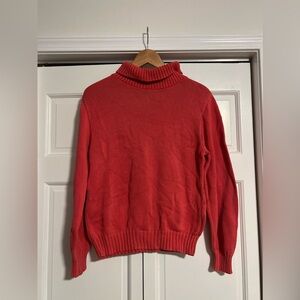 Redish/ Pink Lands End sweater